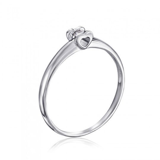 White Gold Ring With Diamond