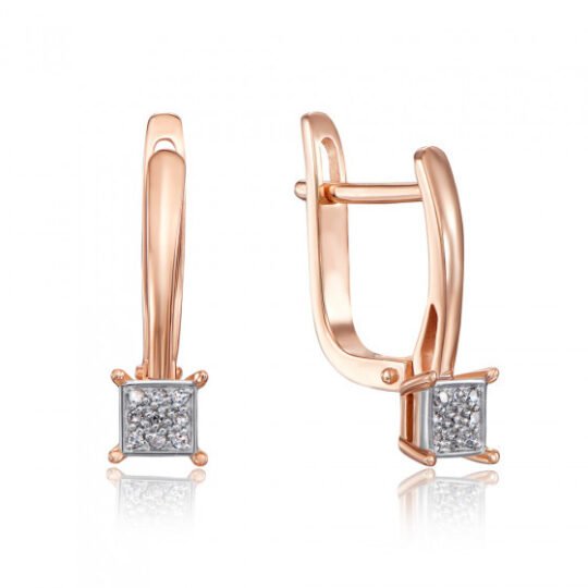 Gold Diamond Earrings