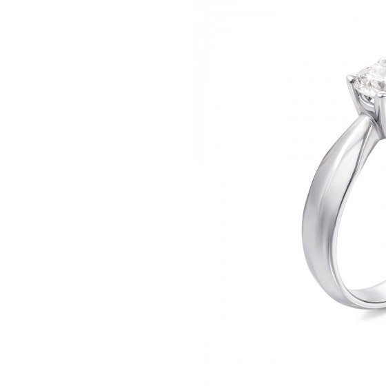 Gold Ring With Diamond - Imagen 3