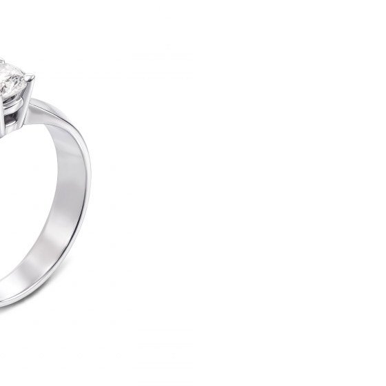 Gold Ring With Diamond - Imagen 4