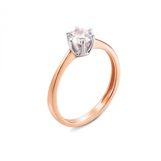 Gold Ring With a Fianit